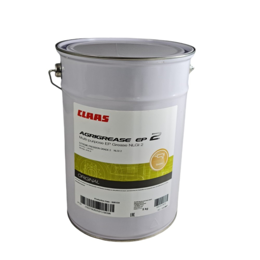 CLAAS AGRIGREASE EP2 5kg Smar CLAAS AGRIGREASE EP2 5kg Smar