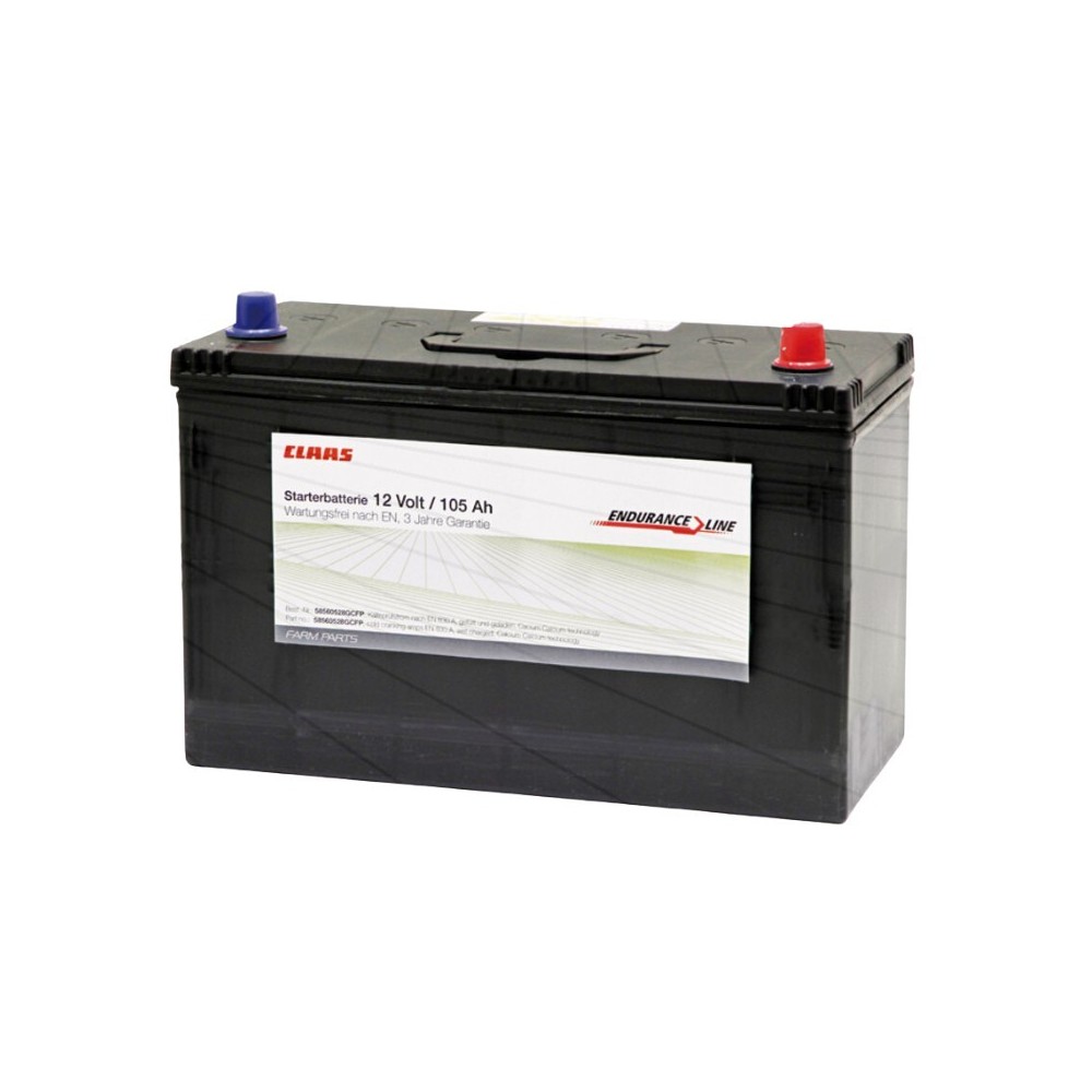 CLAAS Akumulator 12V 105Ah napełniony 58560528GCFP CLAAS Akumulator 12V 105Ah napełniony 58560528GCFP