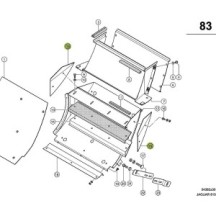 Blacha ścieralna 0000763943 CLAAS Jaguar – cl-parts24.pl