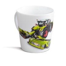 Kubek porcelanowy z traktorem i kosiarką CLAAS DISCO 97000 RC AUTO SWATHER