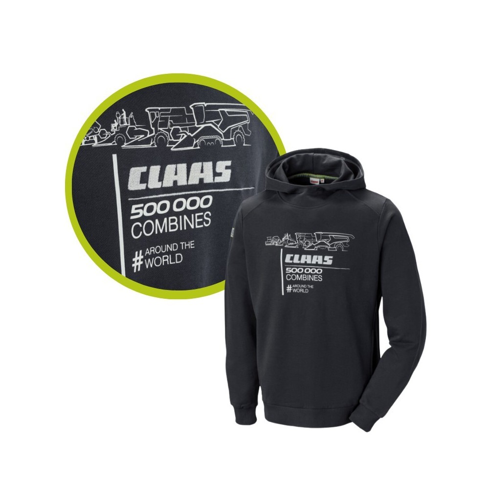 CLAAS bluza z kapturem z maszynami rolniczymi CLAAS bluza z kapturem z maszynami rolniczymi