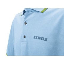 CLAAS koszulka Polo z kołnierzykiem męska BŁĘKITNA