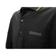 CLAAS koszulka Polo z kołnierzykiem męska czarna