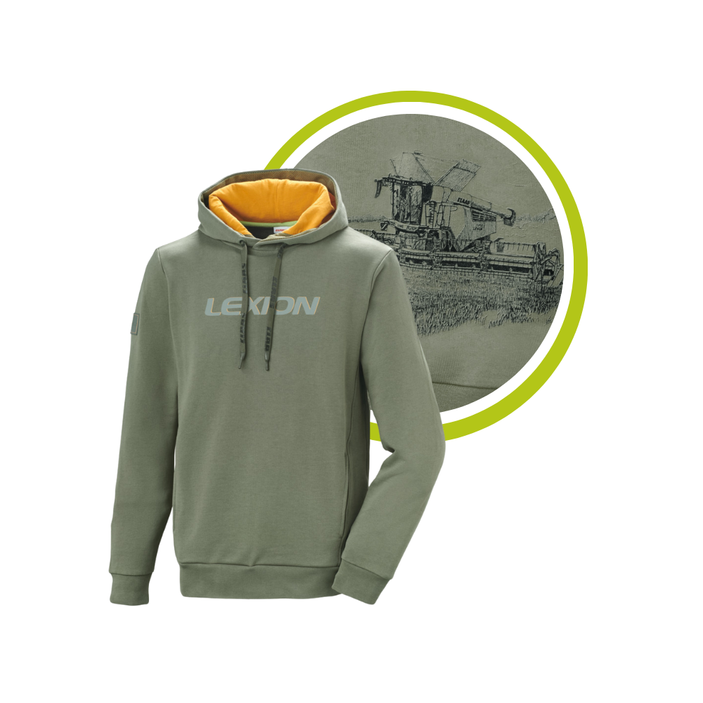 Bluza z kapturem z kombajnem CLAAS LEXION