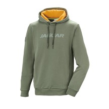 Bluza zielona z kapturem z SIECZKARNIĄ CLAAS JAGUAR