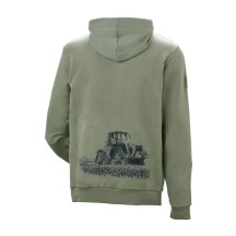 Bluza zielona z kapturem z CLAAS XERION