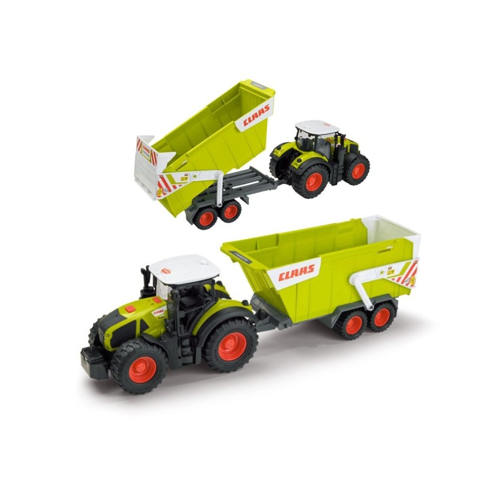Claas traktor AXION 960 + Przyczepa Cargos Dickie Toys Claas traktor AXION 960 + Przyczepa Cargos Dickie Toys