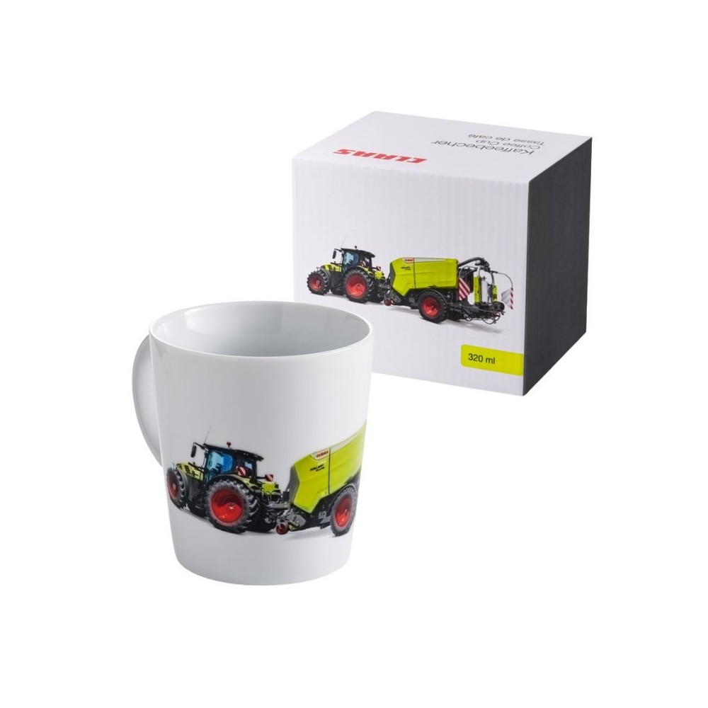 Claas Kubek z ciągnikiem i prasą ROLLANT UNIWRAP Claas Kubek z ciągnikiem i prasą ROLLANT UNIWRAP