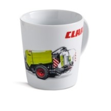 Claas Kubek z ciągnikiem i prasą ROLLANT UNIWRAP