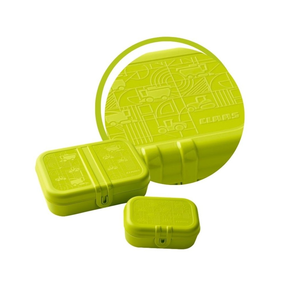 Claas zestaw lunchboxów 2 szt śniadaniówka z maszynami Claas