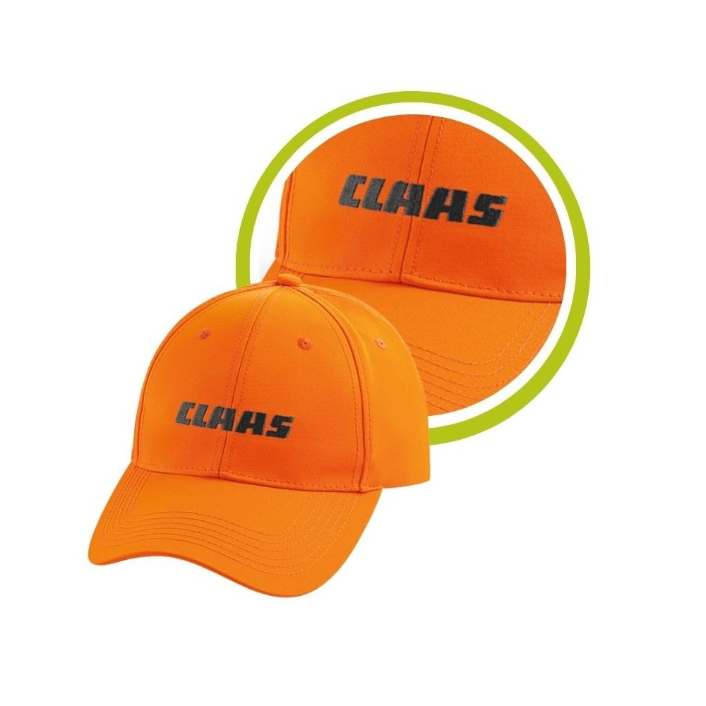 Claas czapka pomarańczowa logowana Oryginalna Claas czapka pomarańczowa logowana Oryginalna