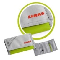 Claas portfel materiałowy w kolorach maszyn claas