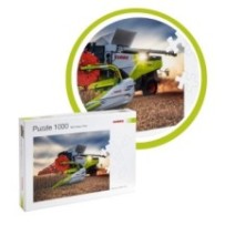 Claas puzzle z kombajnem TRION 1000el
