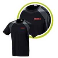 Koszulka Claas czarna z logo T-shirt