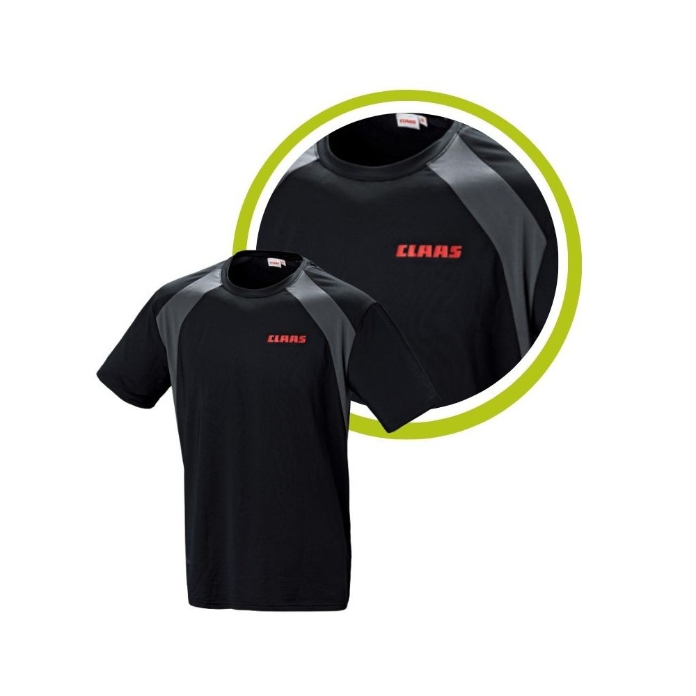 Koszulka Claas czarna z logo T-shirt Koszulka Claas czarna z logo T-shirt