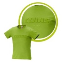 Claas koszulka dziecięca z logo ZIELONA