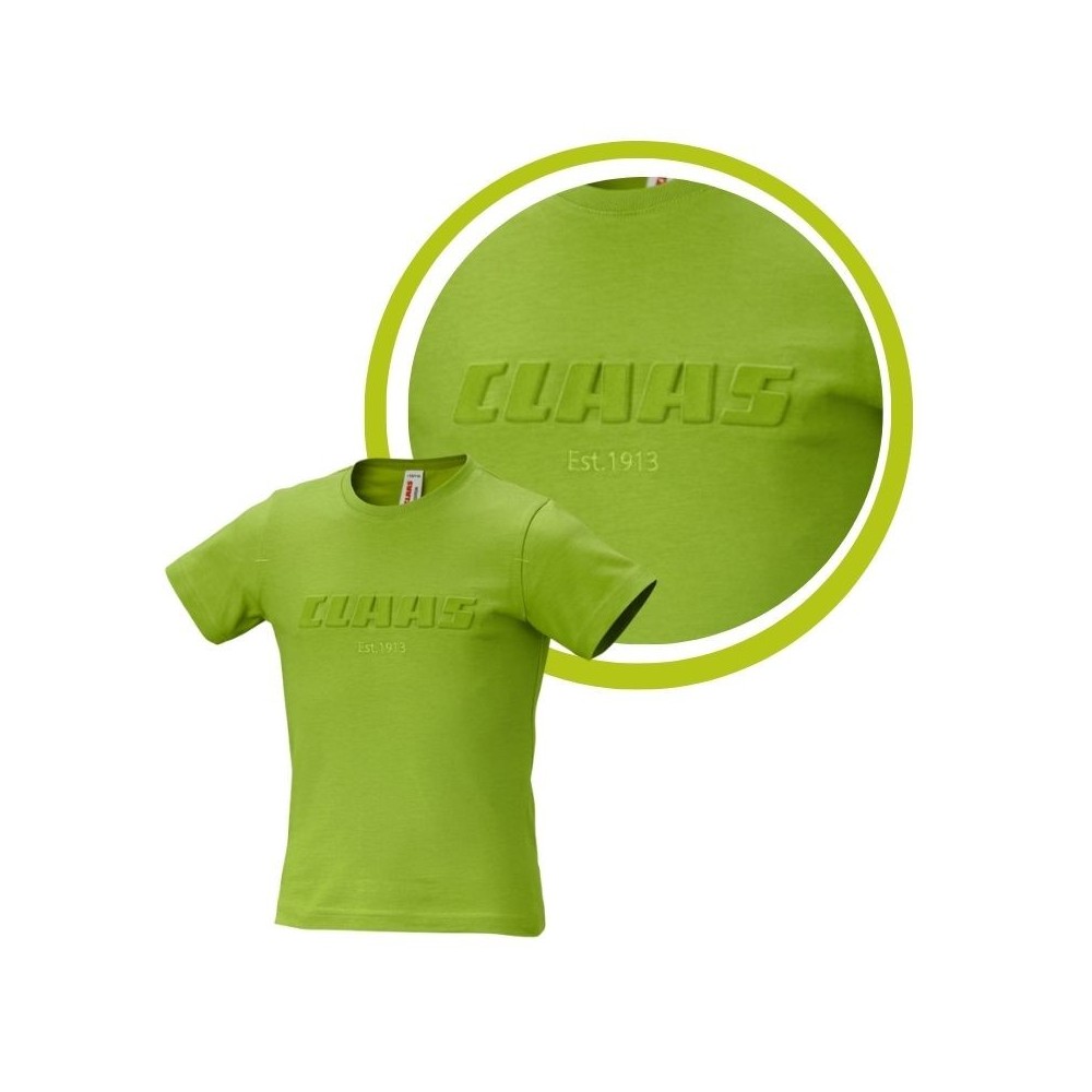 Claas koszulka dziecięca z logo ZIELONA Claas koszulka dziecięca z logo ZIELONA