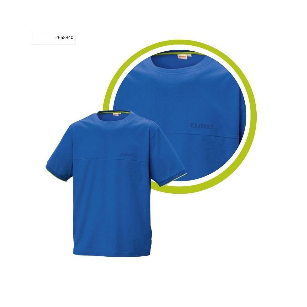 Claas koszulka T-shirt NIEBIESKA logowana Claas koszulka T-shirt NIEBIESKA logowana