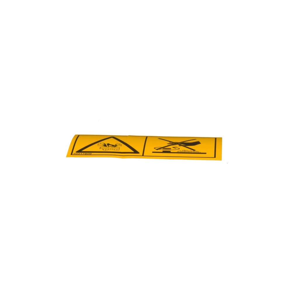 CLAAS 0019524550 TABLICA OSTRZEGAWCZA