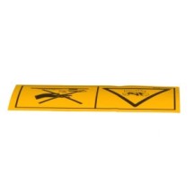 CLAAS 0019524550 TABLICA OSTRZEGAWCZA