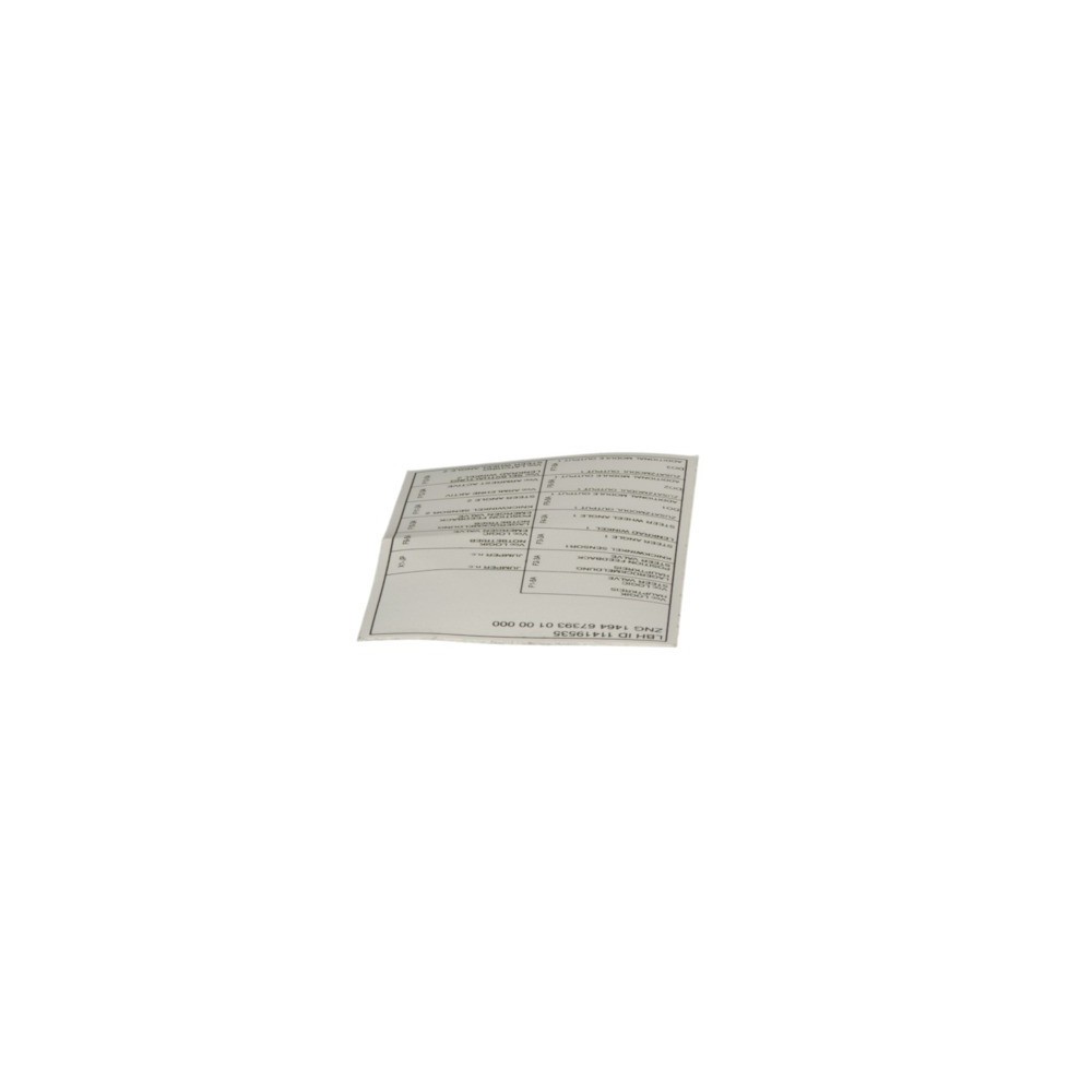 CLAAS 0019530360 FOLIA PRZYKLEJANA