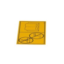 CLAAS 0019204240 TABLICA OSTRZEGAWCZA