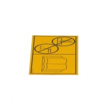 CLAAS 0019204240 TABLICA OSTRZEGAWCZA