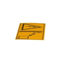 CLAAS 0019205890 TABLICA OSTRZEGAWCZA