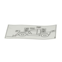 CLAAS 0019207340 TABLICZKA WSKAZÓWEK
