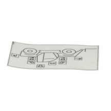 CLAAS 0019207340 TABLICZKA WSKAZÓWEK
