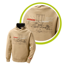 CLAAS Beżowa bluza z ciągnikiem Claas Xerion