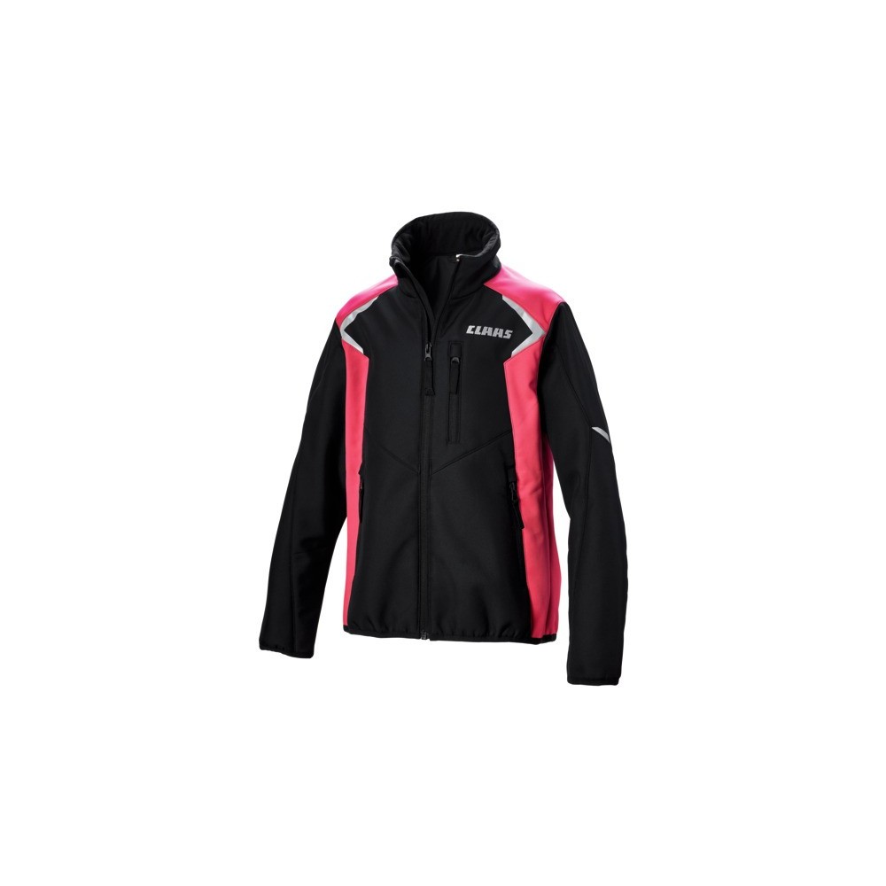 Kurtka robocza softshellowa dla dzieci RÓŻOWA  CLAAS