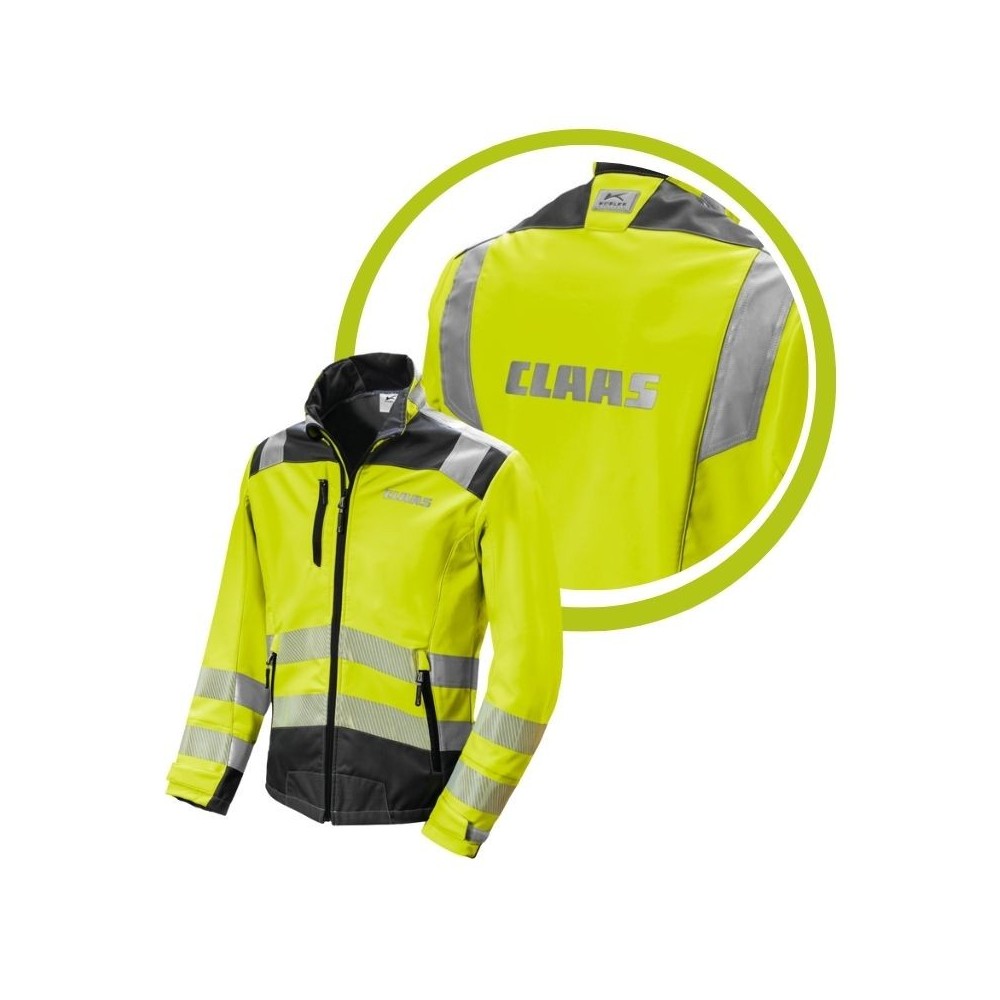 CLAAS kurtka robocza softshell odblaskowa