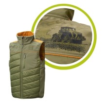 Claas Kamizelka Bezrękawnik z ciągnikiem traktorem Claas Xerion