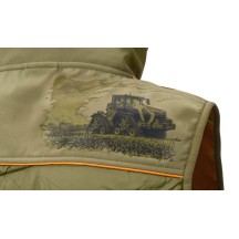 Claas Kamizelka Bezrękawnik z ciągnikiem traktorem Claas Xerion