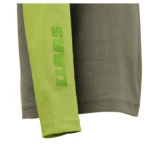 Claas Bluzka T-shirt z traktorem ciągnikiem zielona