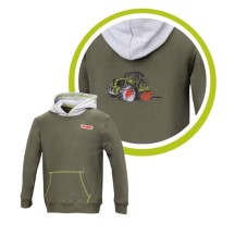 CLAAS bluza dziecięca z kapturem z ciągnikiem AXION z traktorem