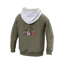 CLAAS bluza dziecięca z kapturem z ciągnikiem AXION z traktorem